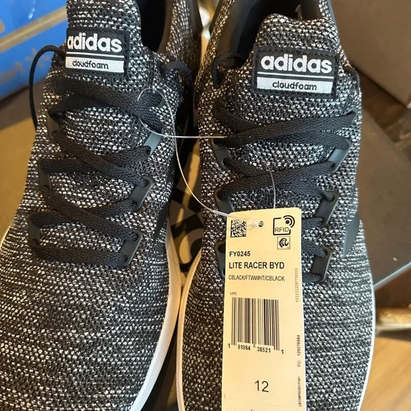 New With Tags Adidas Lite Racer shoes size 12 men l - Picture 2 of 9